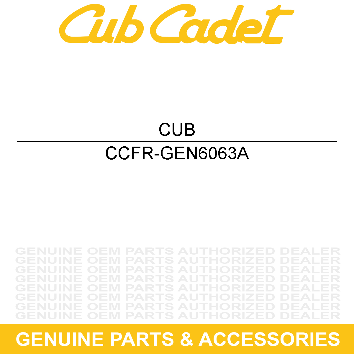 CUB CADET FR-GEN6063A FLOATER SPRING (TH