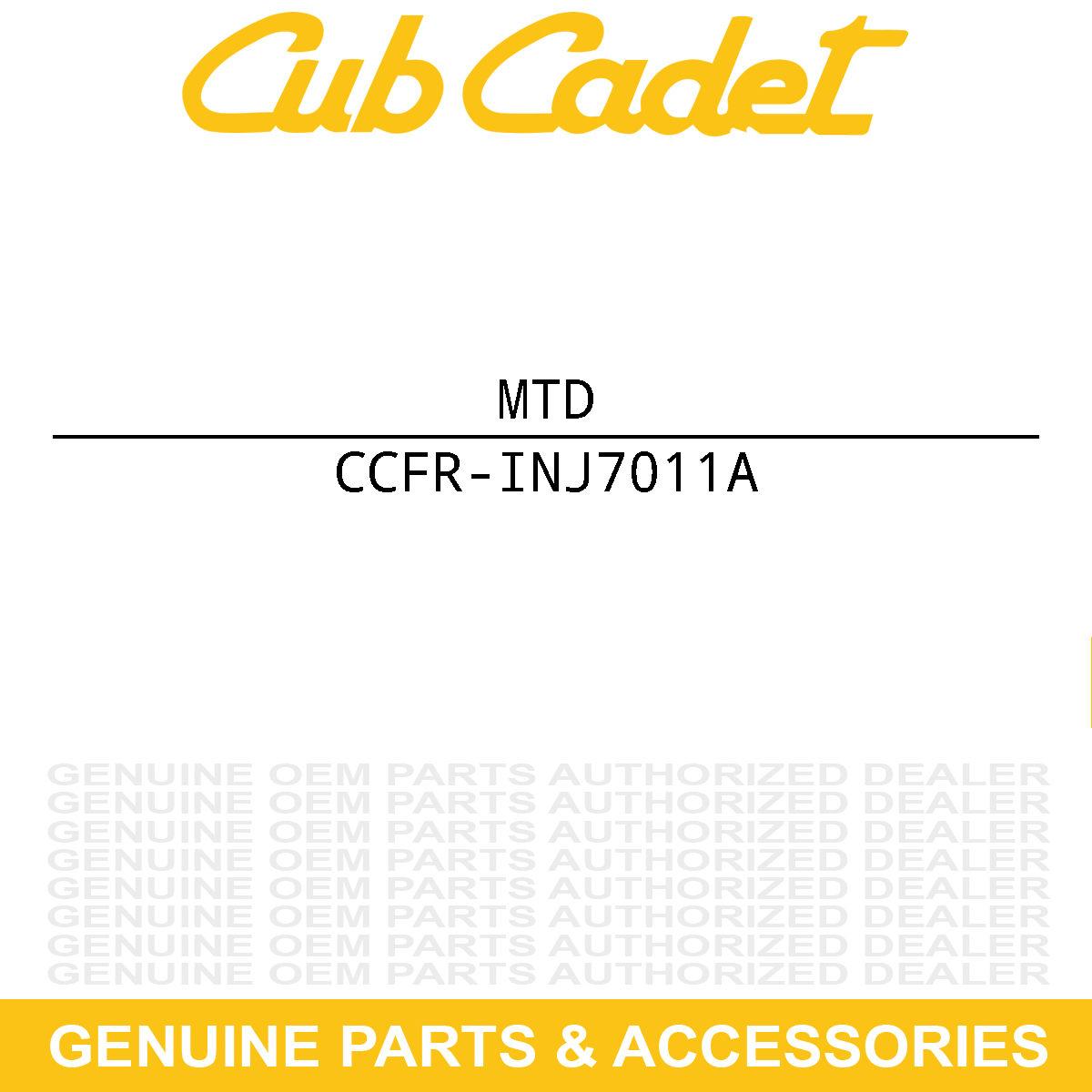 MTD FR-INJ7011A MOWING DECK FLANGE