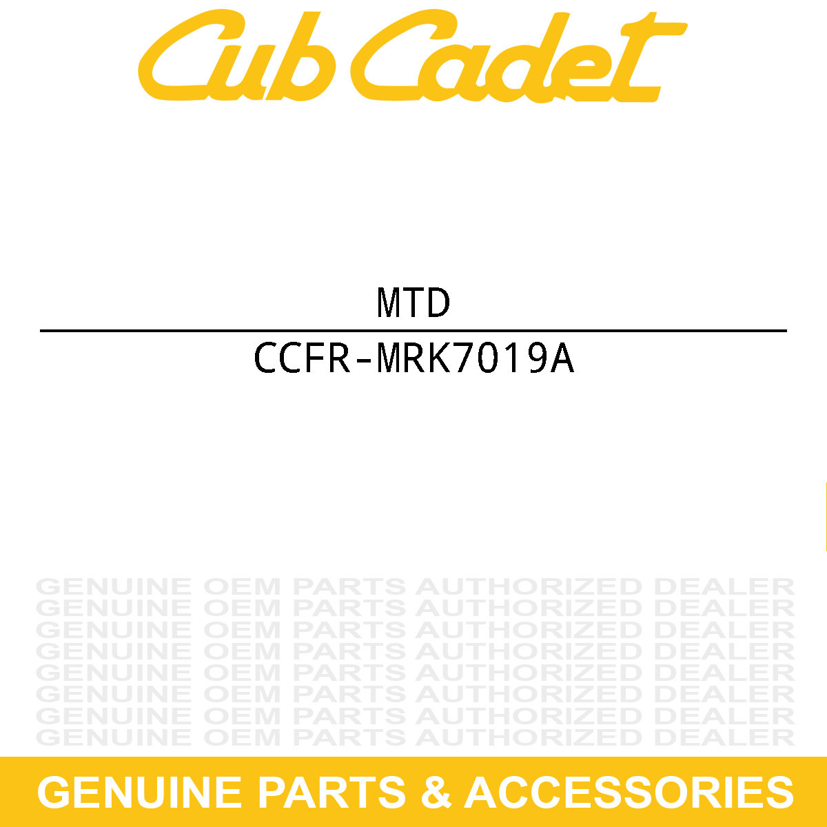 MTD FR-MRK7019A High Cut Blade Kit