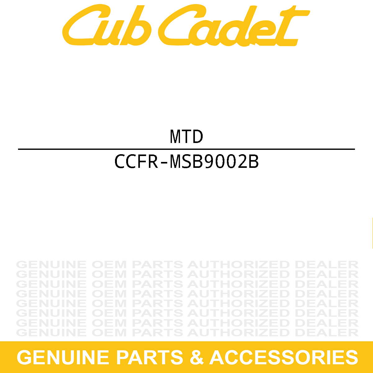 MTD FR-MSB9002B SKI ASSEMBLY RX