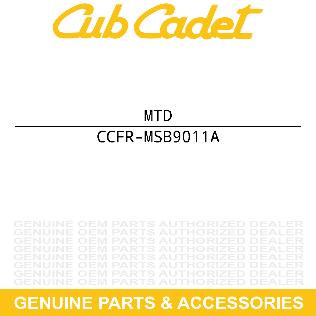 MTD FR-MSB9011A MULCH CLEANER ASSE