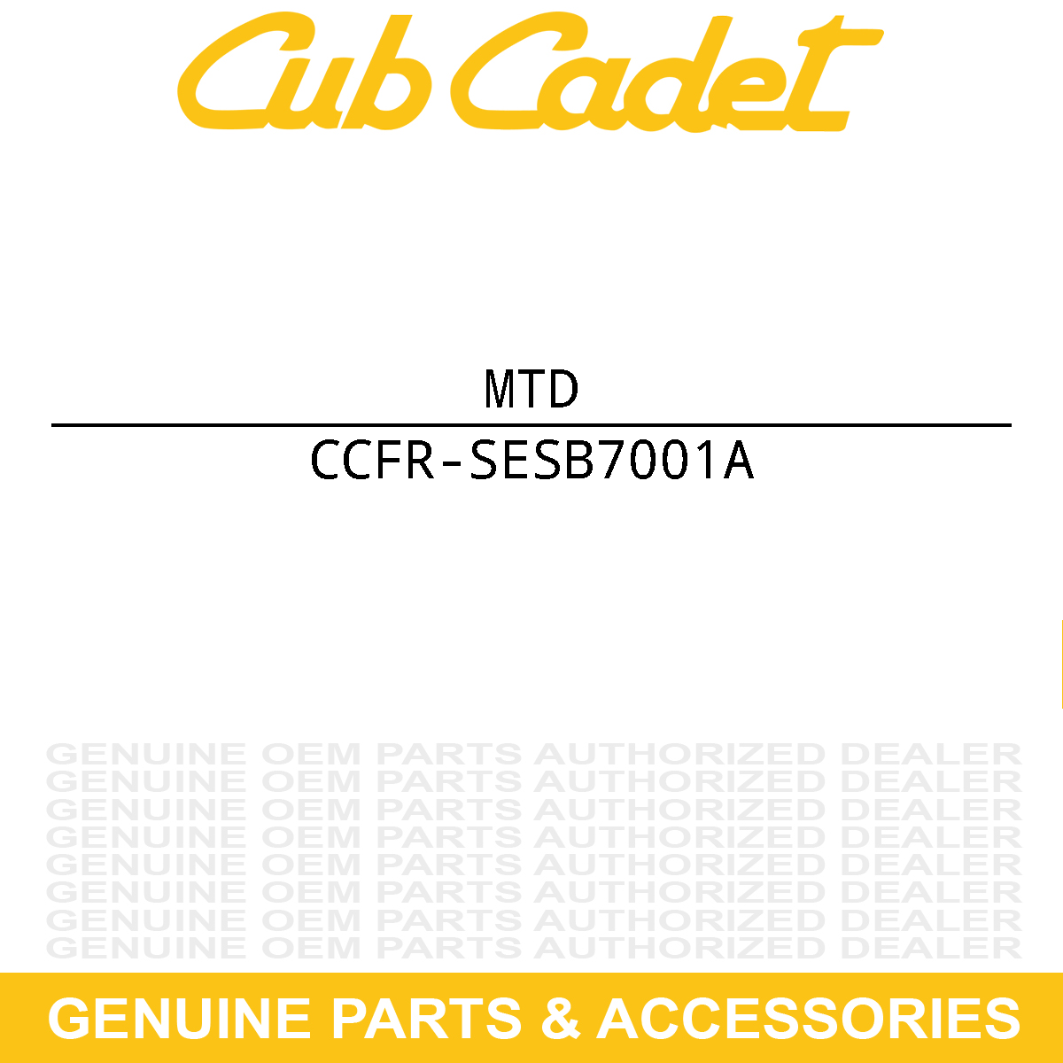 MTD FR-SESB7001A RC LCD ASSEMBLY