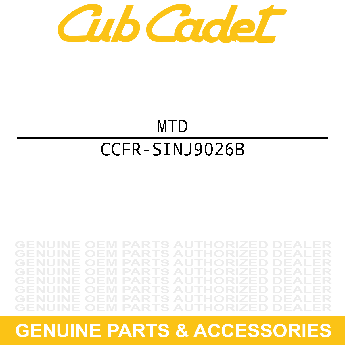 MTD FR-SINJ9026B Base Station Rx