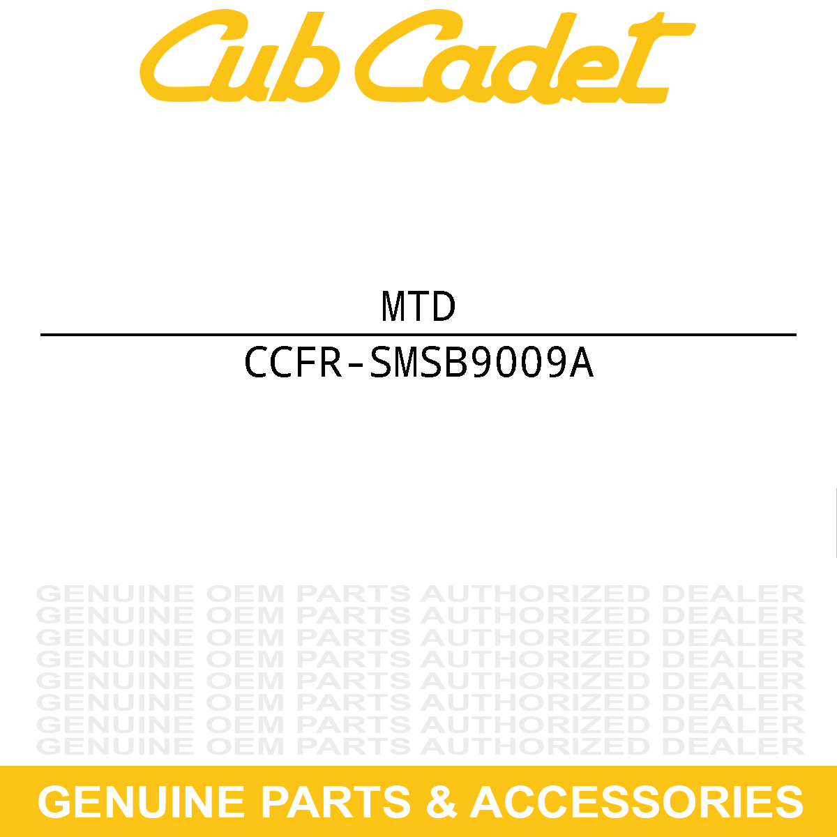MTD FR-SMSB9009A Base Station Head Assembly Rx