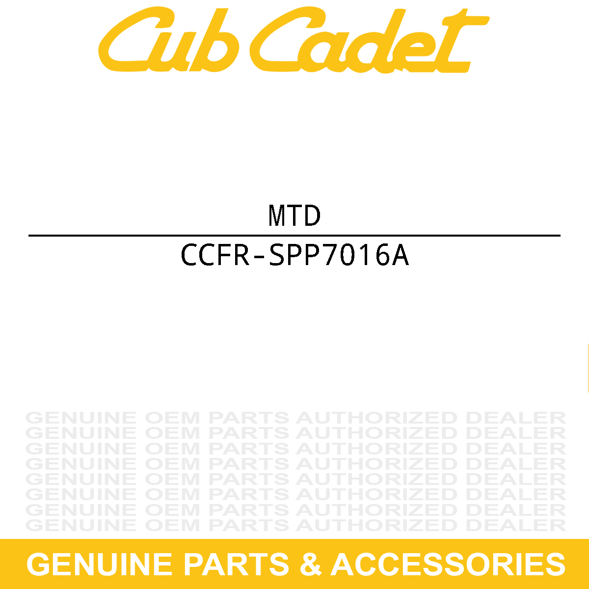 MTD FR-SPP7016A MAIN BOARD C