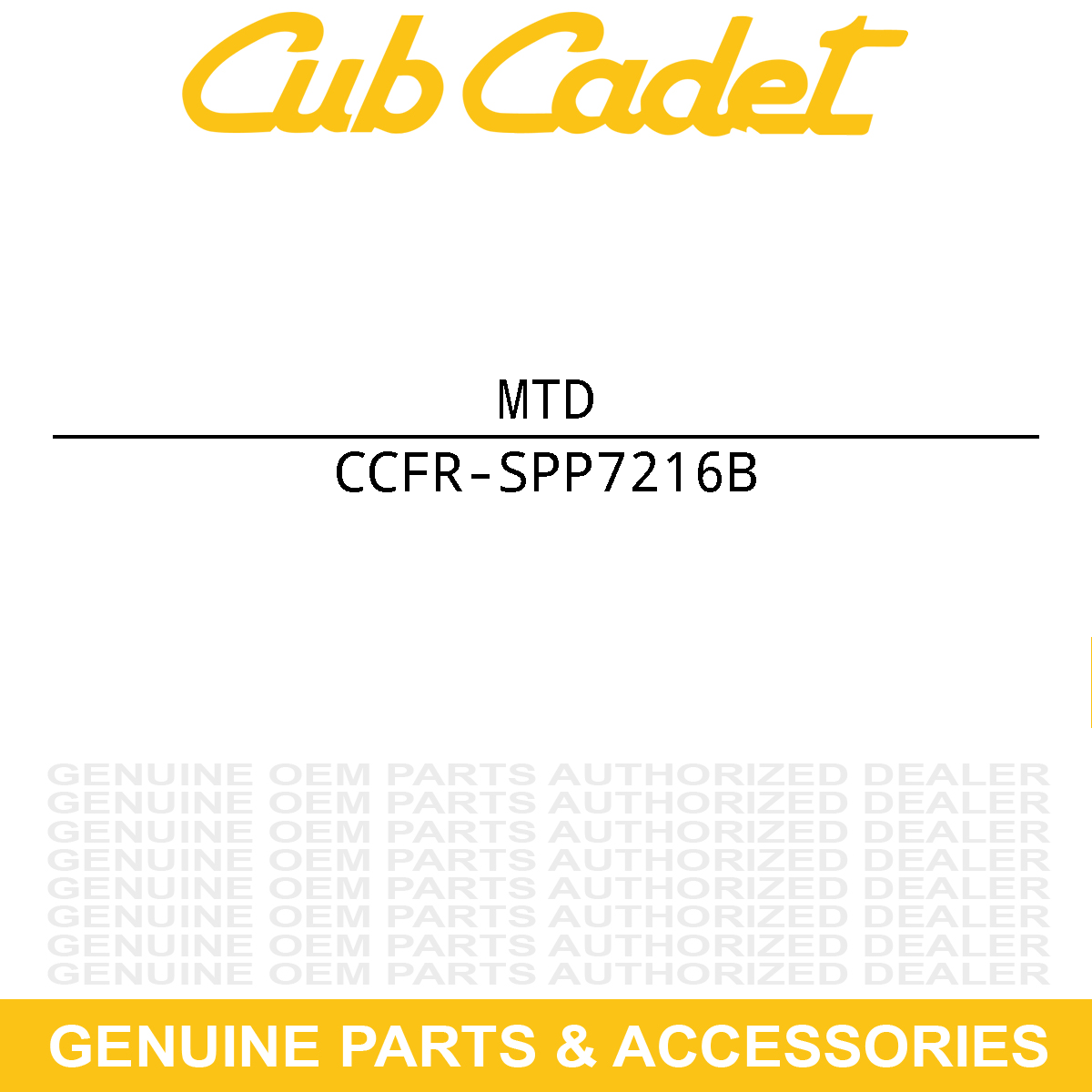 MTD FR-SPP7216B Main Electrical Board