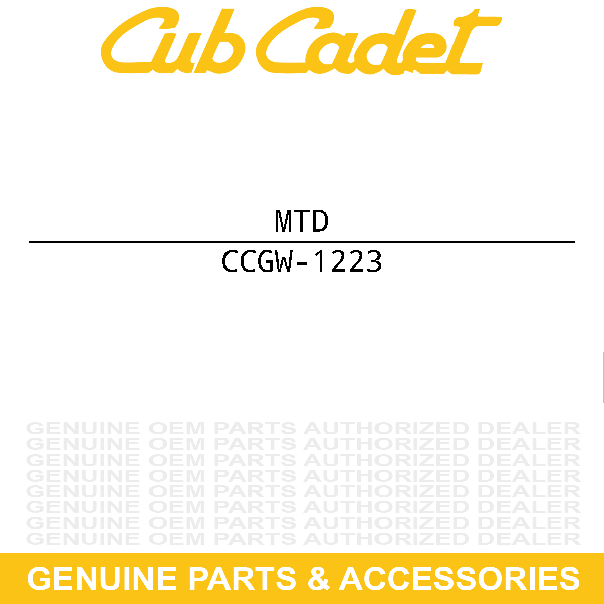 MTD GW-1223 GEAR-SPUR 56 TEETH