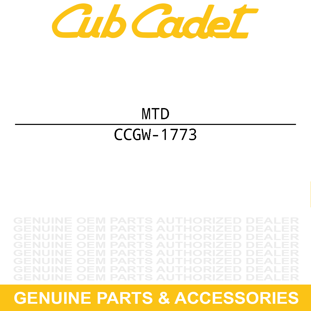 MTD GW-1773 Seal/Washer/Gasket Set