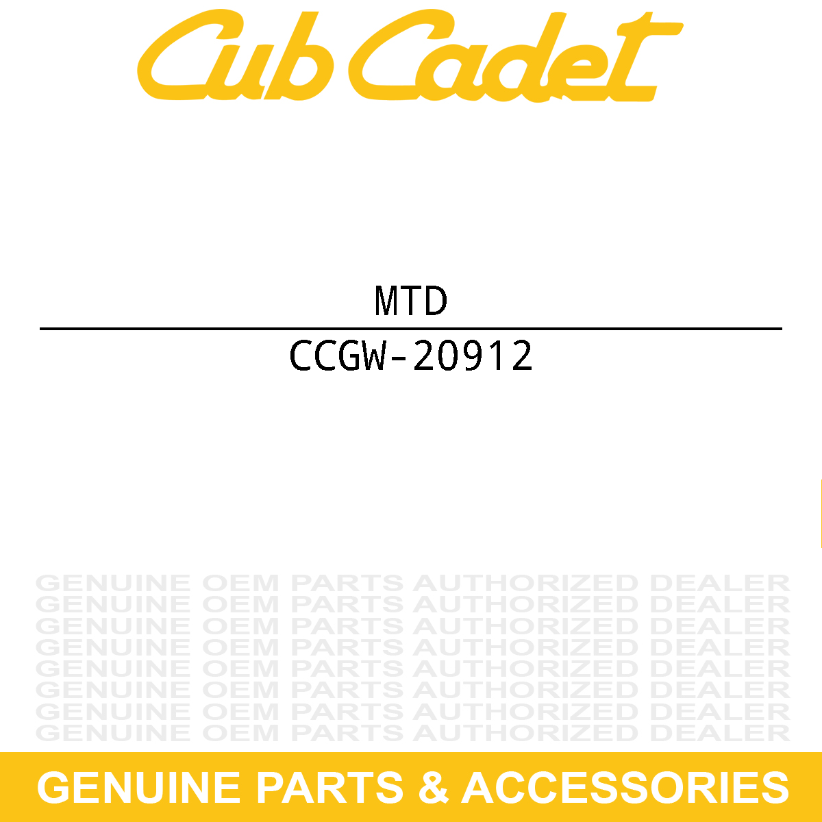 MTD GW-20912 SHAFT:DRIVE