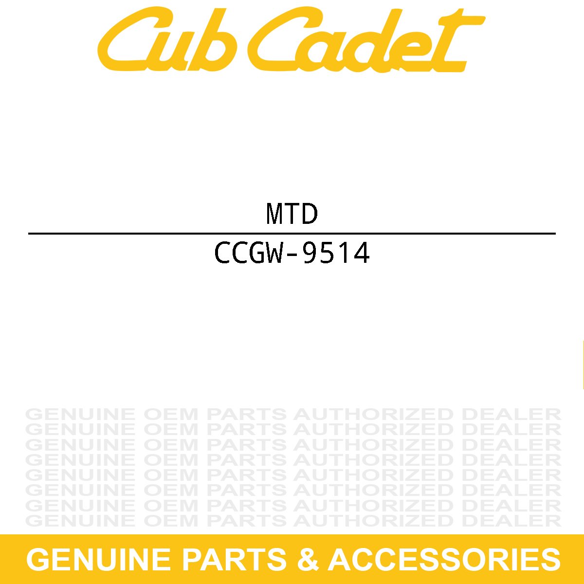 MTD GW-9514 Klip Ring