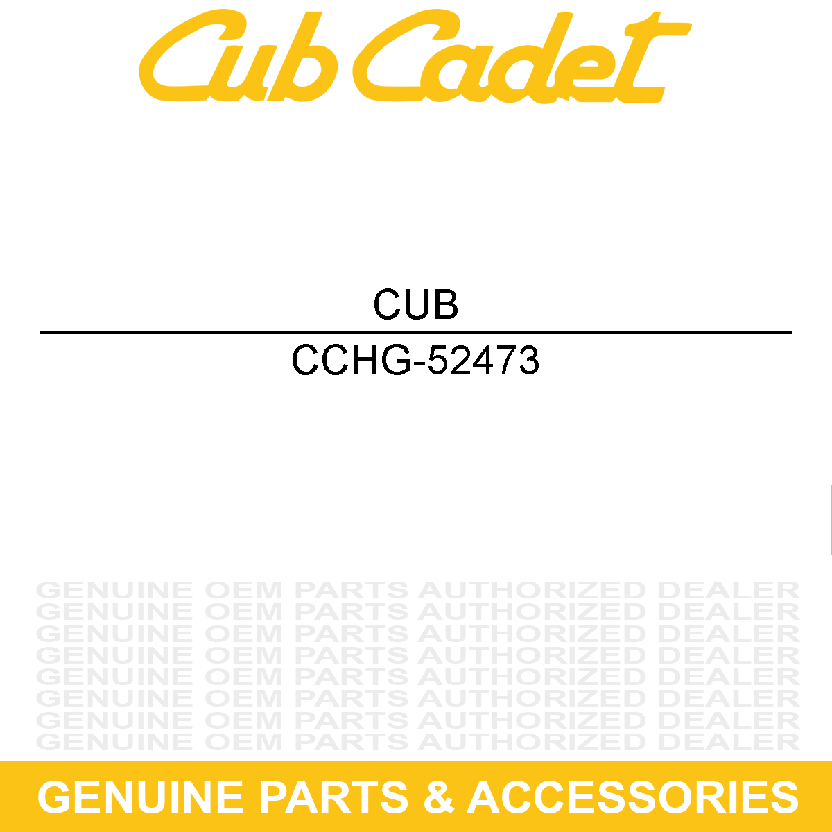 CUB CADET HG-52473 ROTOR-BRAKE