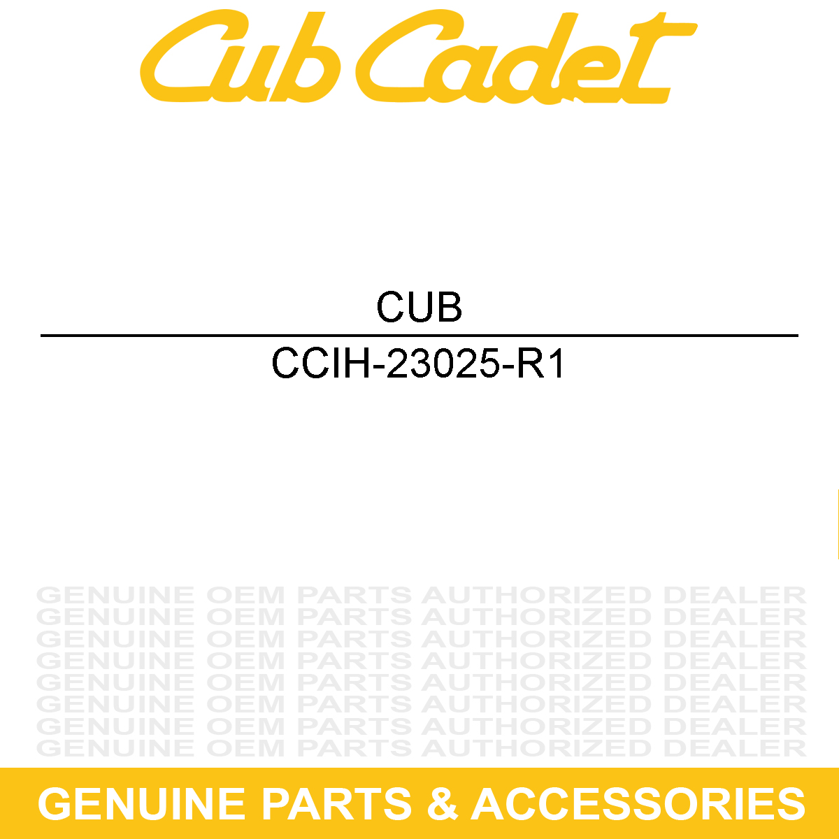 CUB CADET IH-23025-R1 SCREW-SET 1/4-20 X