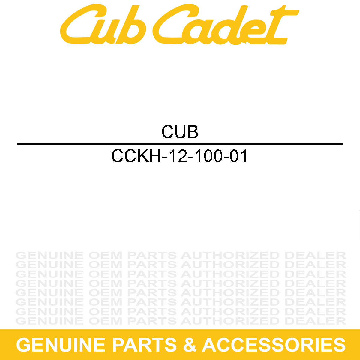 CUB CADET KH-12-100-01 Air Intake Wing Nut