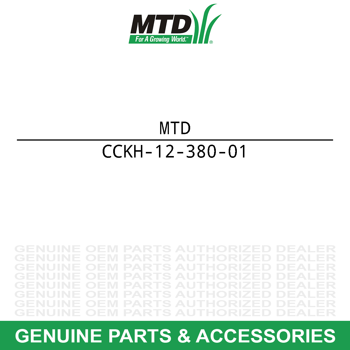 MTD KH-12-380-01 Regulating Pin