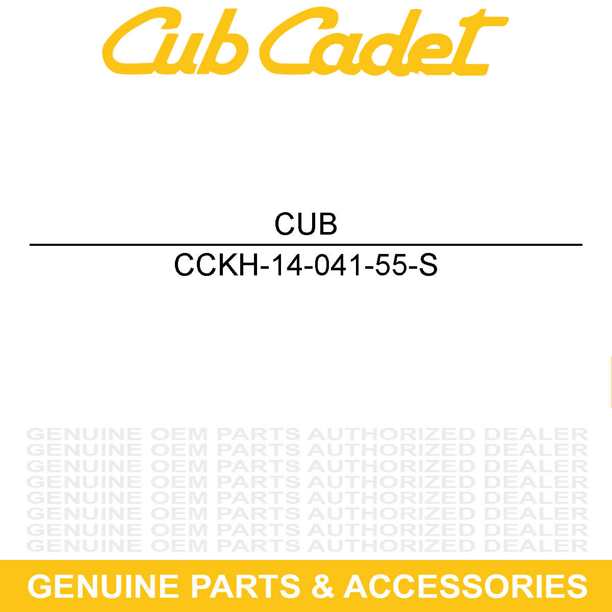 CUB CADET KH-14-041-55-S GASKET-MUFFLER