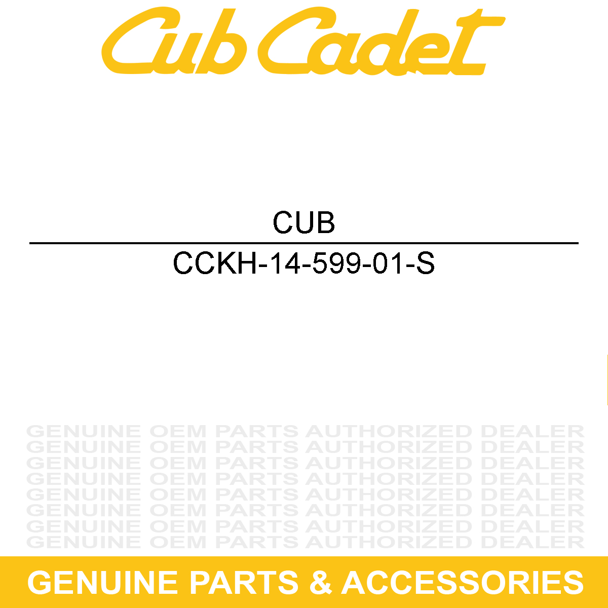 CUB CADET KH-14-599-01-S PIVOT-ROCKER ARM