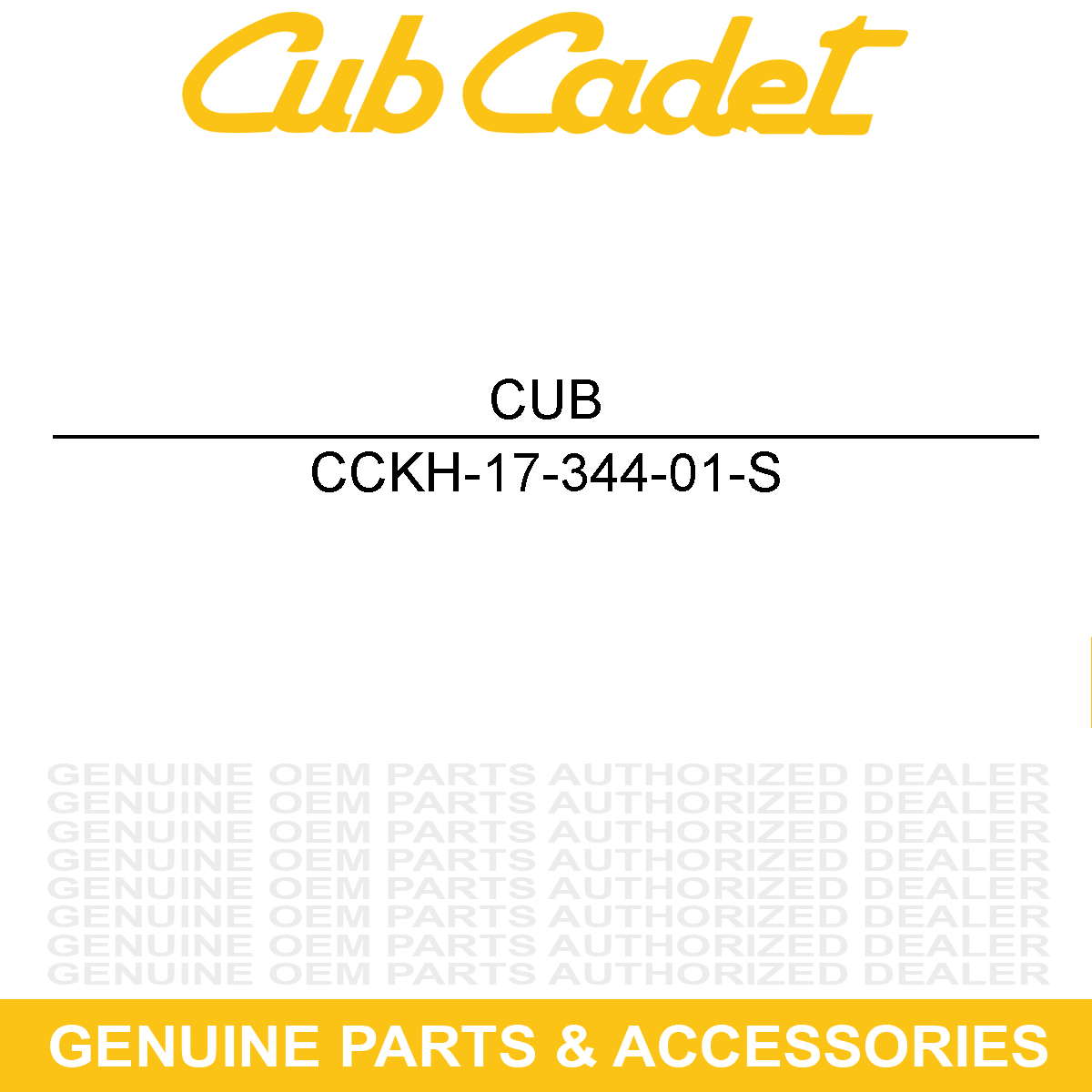 CUB CADET KH-17-344-01-S LATCH CLIP KIT