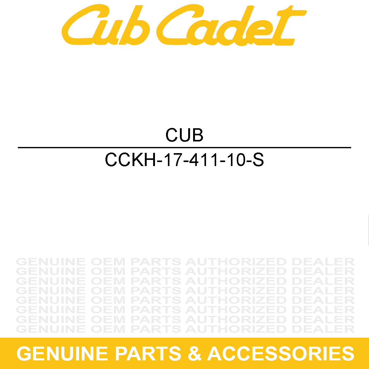 CUB CADET KH-17-411-10-S Push Rod