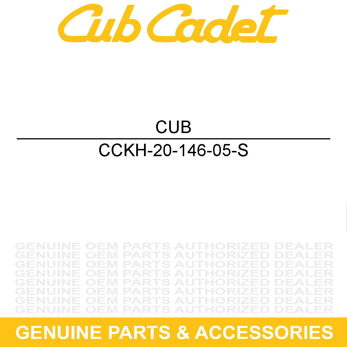 CUB CADET KH-20-146-05-S PLATE-FAN MOUNTING