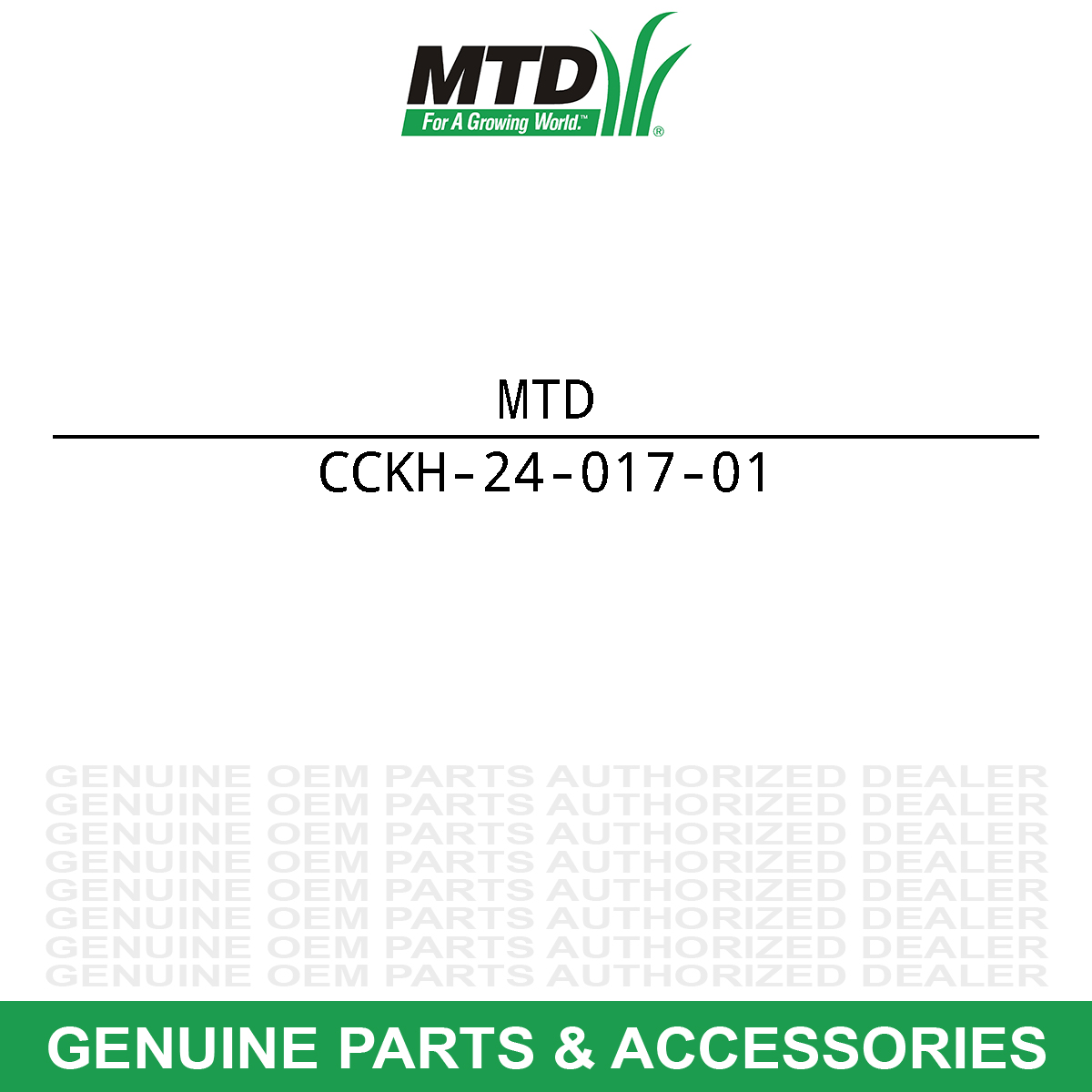 MTD KH-24-017-01 Intake Std Valve