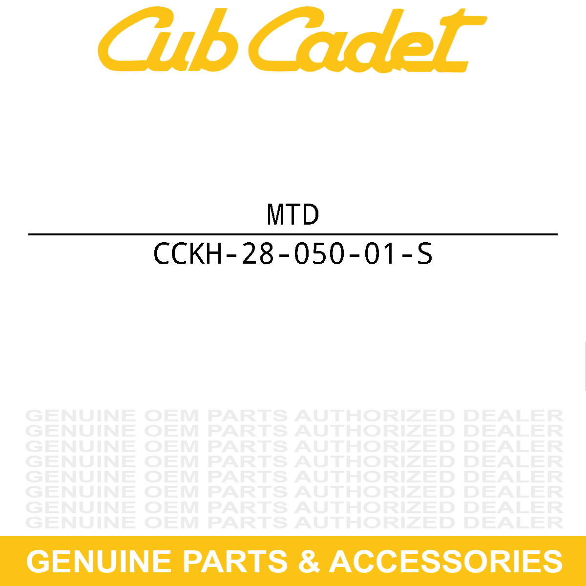 MTD KH-28-050-01-S FILTER-OIL2.32"