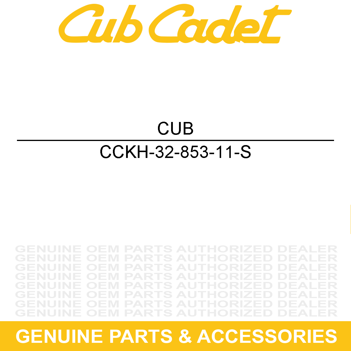 CUB CADET KH-32-853-11-S CARBURETOR ASM