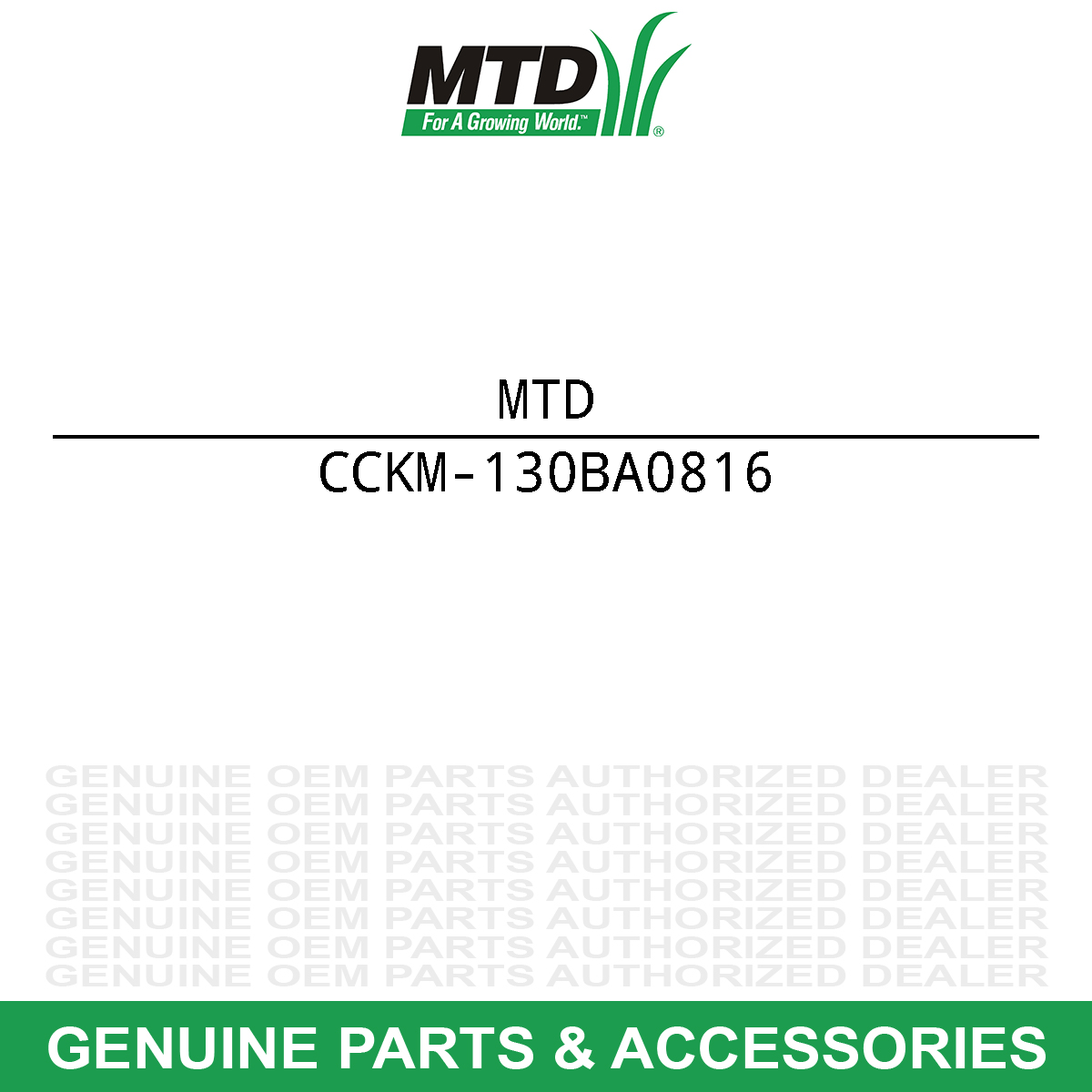 MTD KM-130BA0816 Flanged Bolt 8X16
