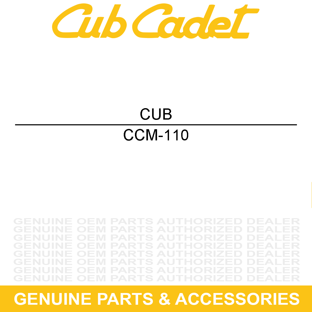 CUB CADET M-110 MUFFLER-B&S 294599