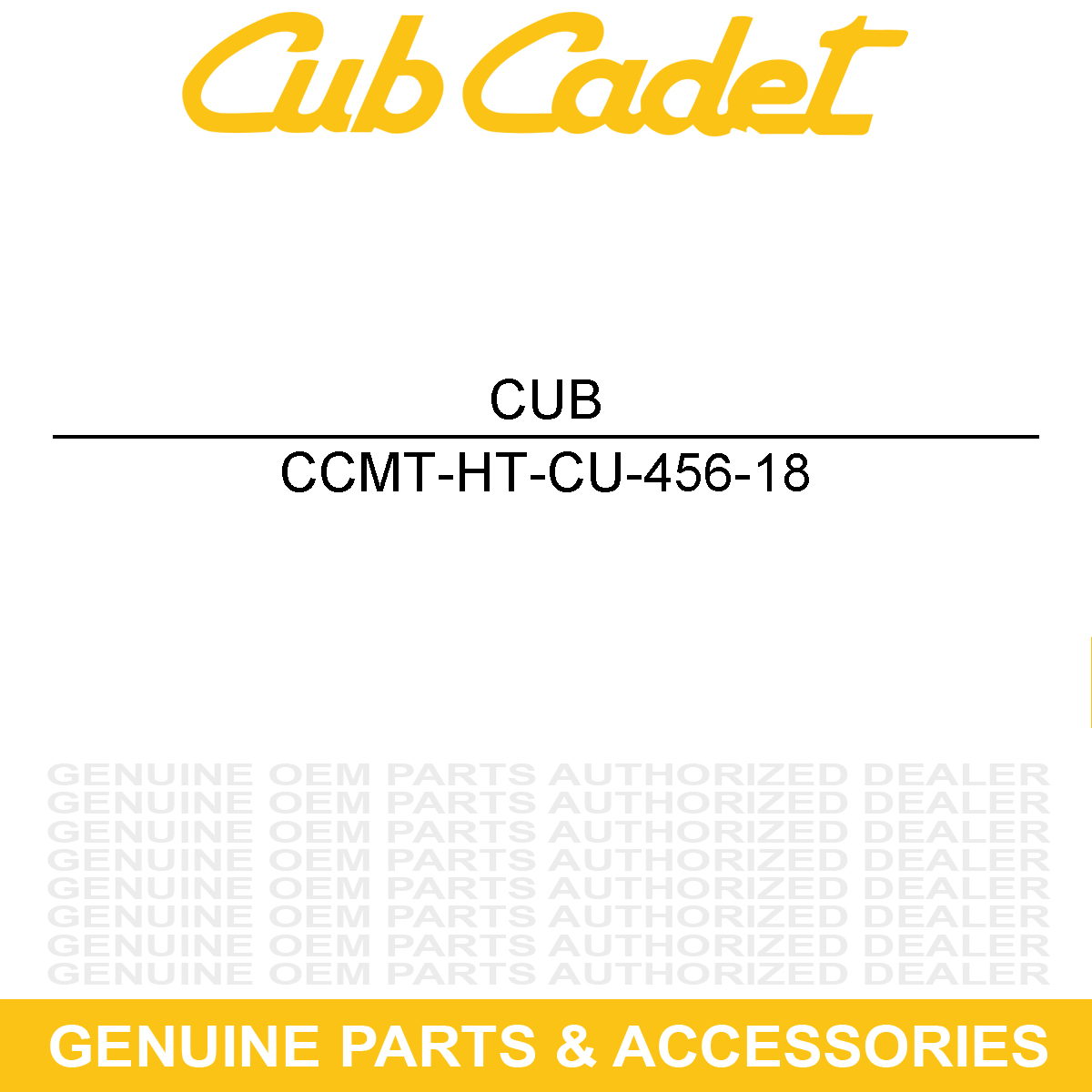 CUB CADET MT-HT-CU-456-18 5/8" PLASTIC SHUT0