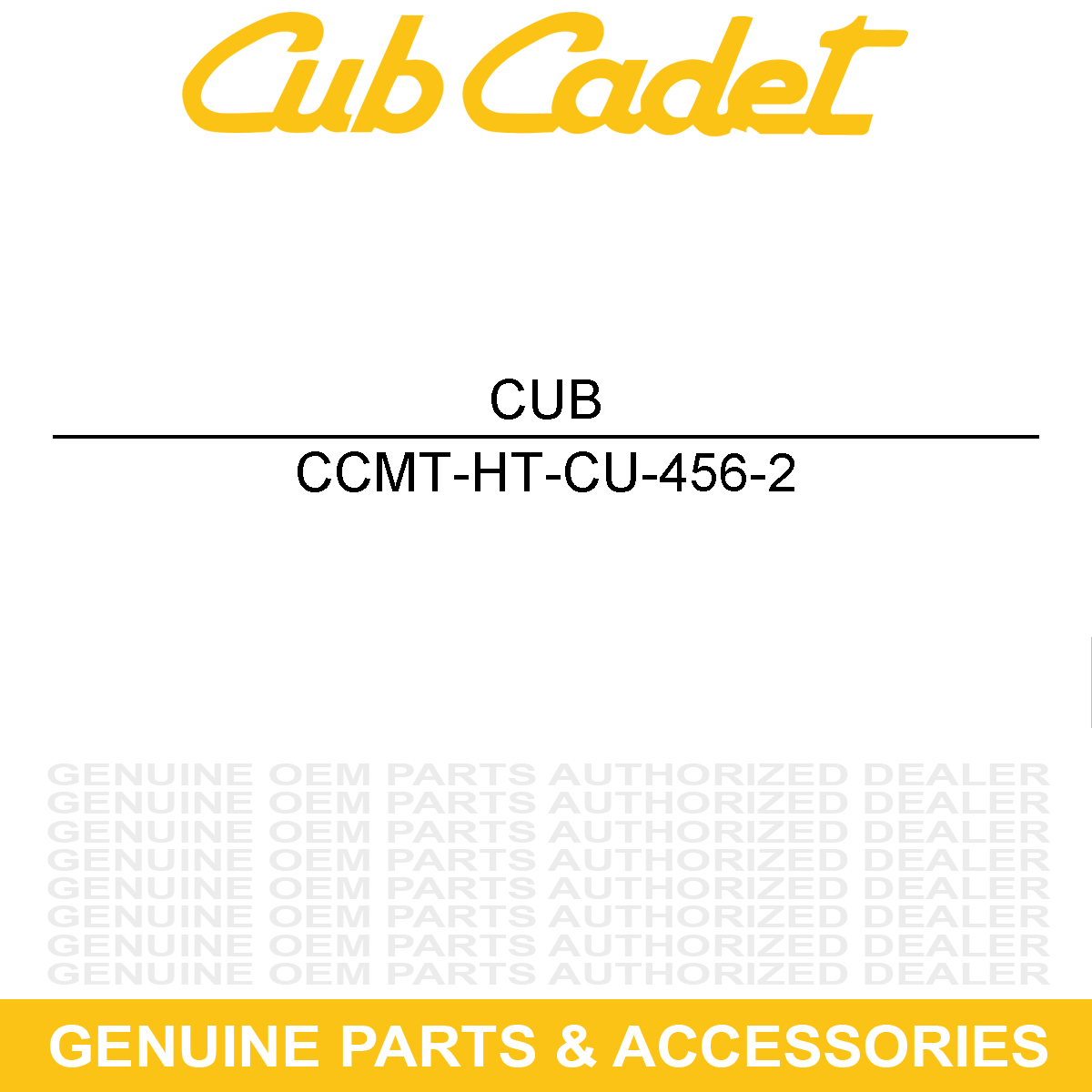 CUB CADET MT-HT-CU-456-2 Cab Heater