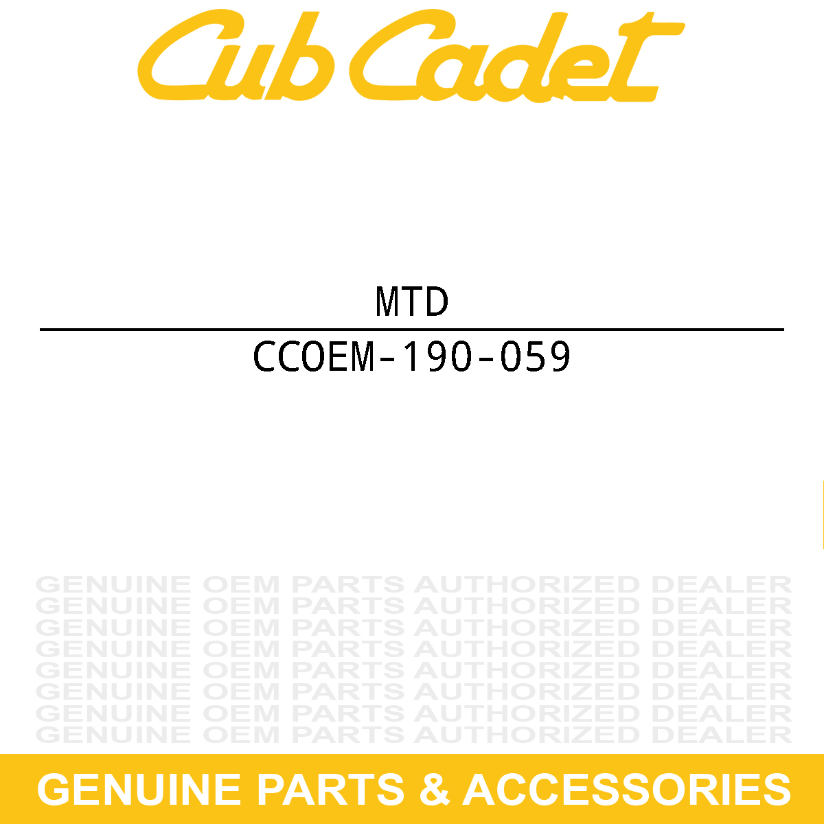 MTD OEM-190-059 Display Stand