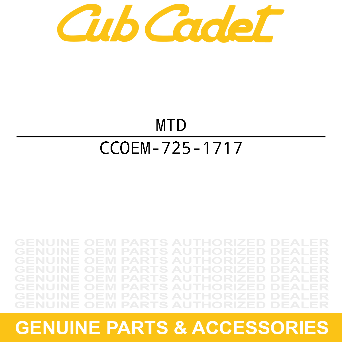 MTD OEM-725-1717 Ignition Swiitch