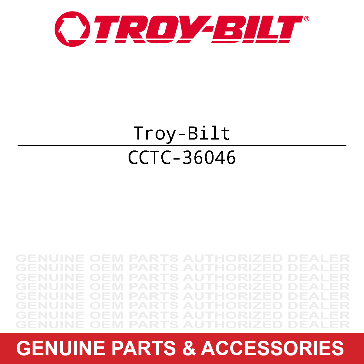 Troy-Bilt TC-36046 Air Cleaner Filter