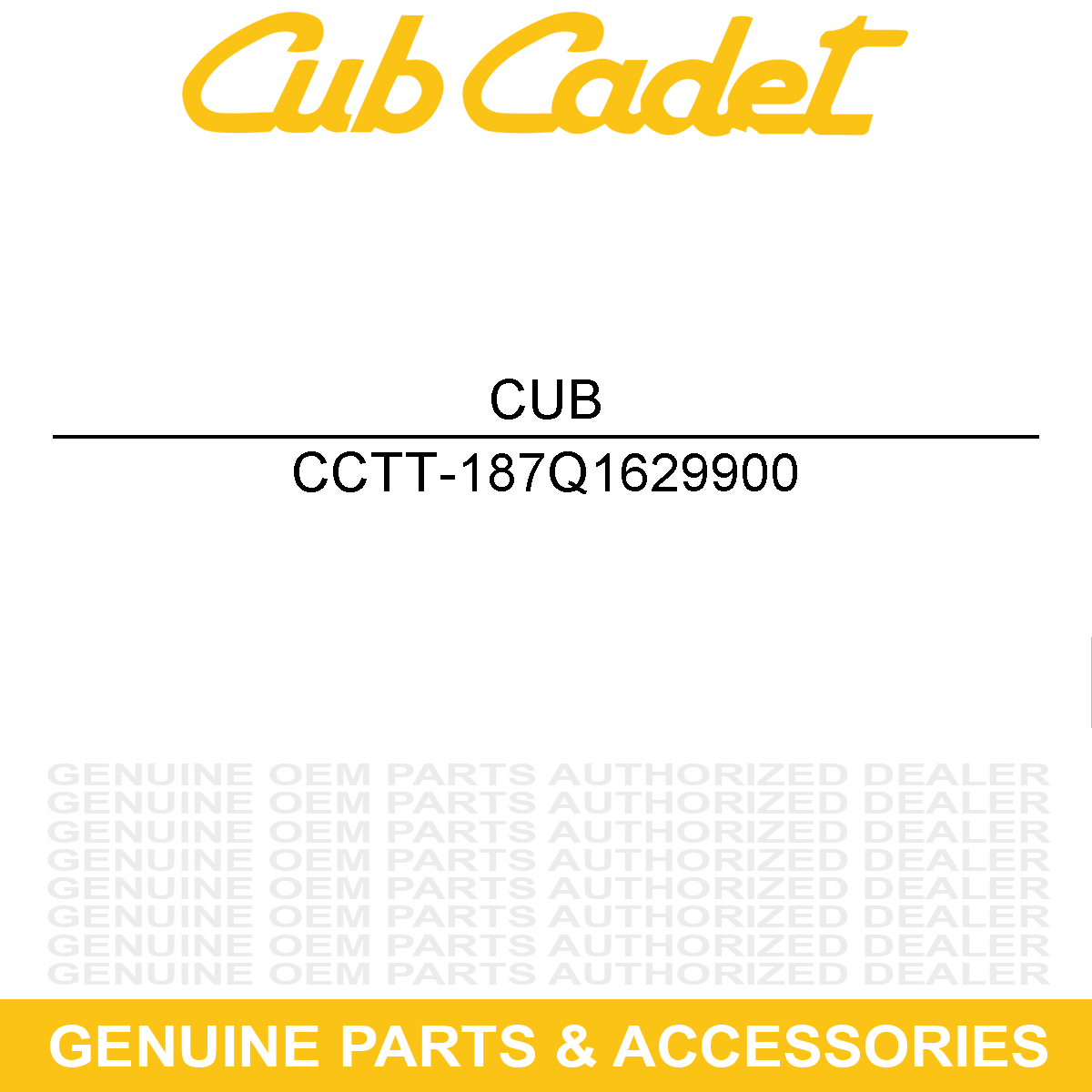 CUB CADET TT-187Q1629900 SPRING-TORSION