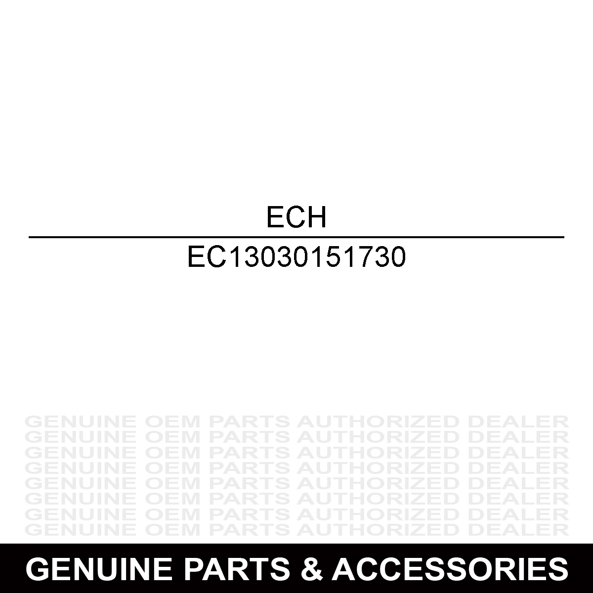 Echo 13030151730 CASE ASSY., CLEANER