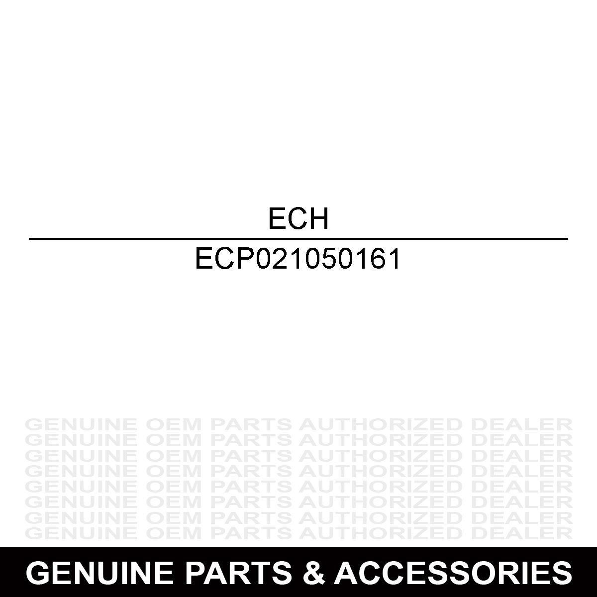 Echo P021050161 Ignition Coil