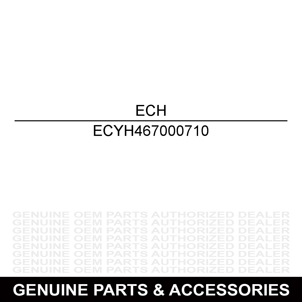 Echo YH467000710 Trigger Red Assembly.