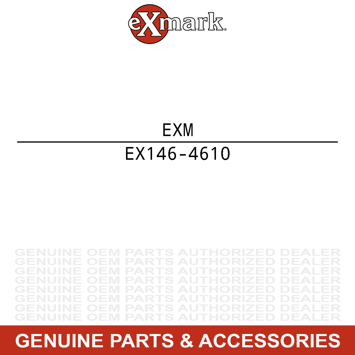 Exmark 146-4610 Flat Idler Pulley