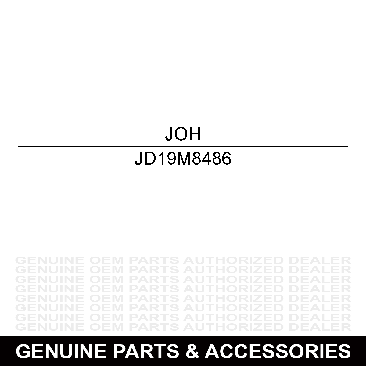 John Deere 19M8486 Cap Screw