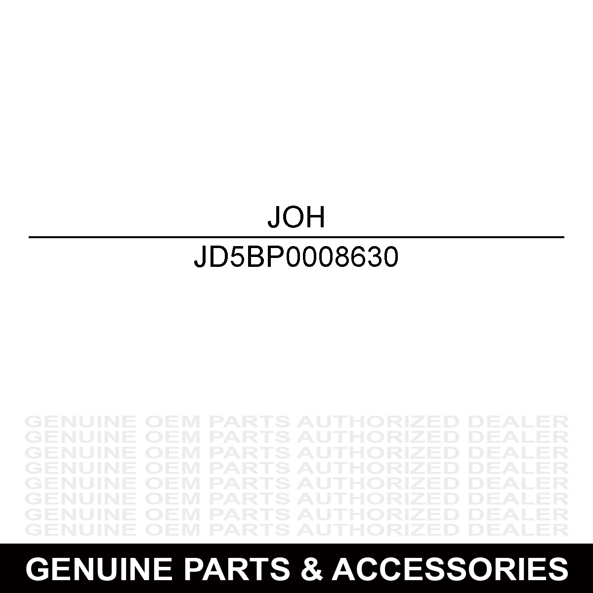 John Deere 5BP0008630 V-Belt