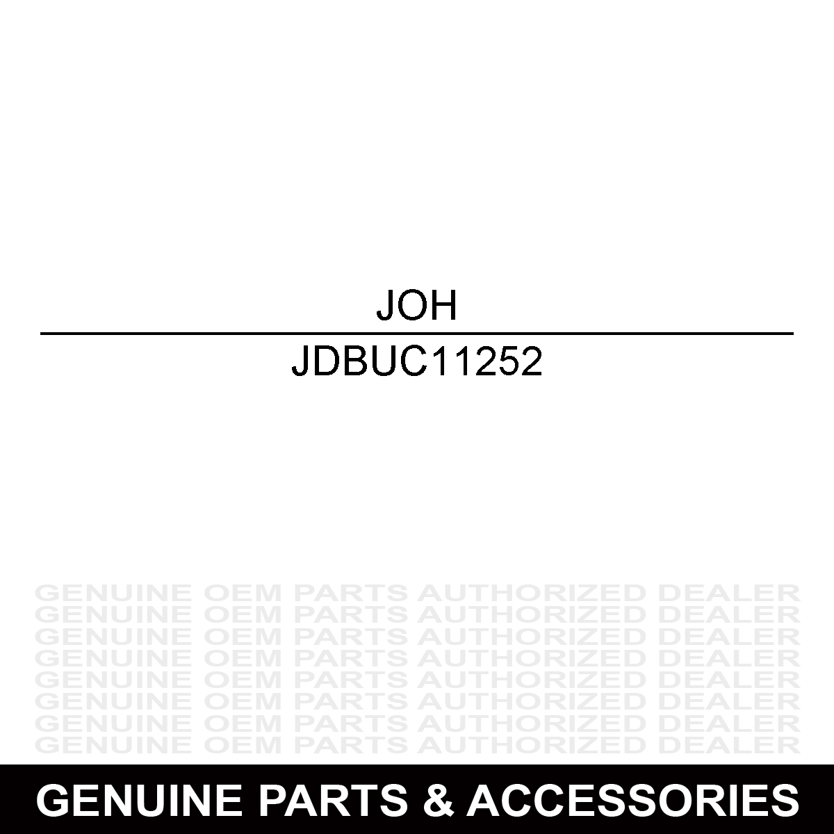John Deere BUC11252 Deflector Kit