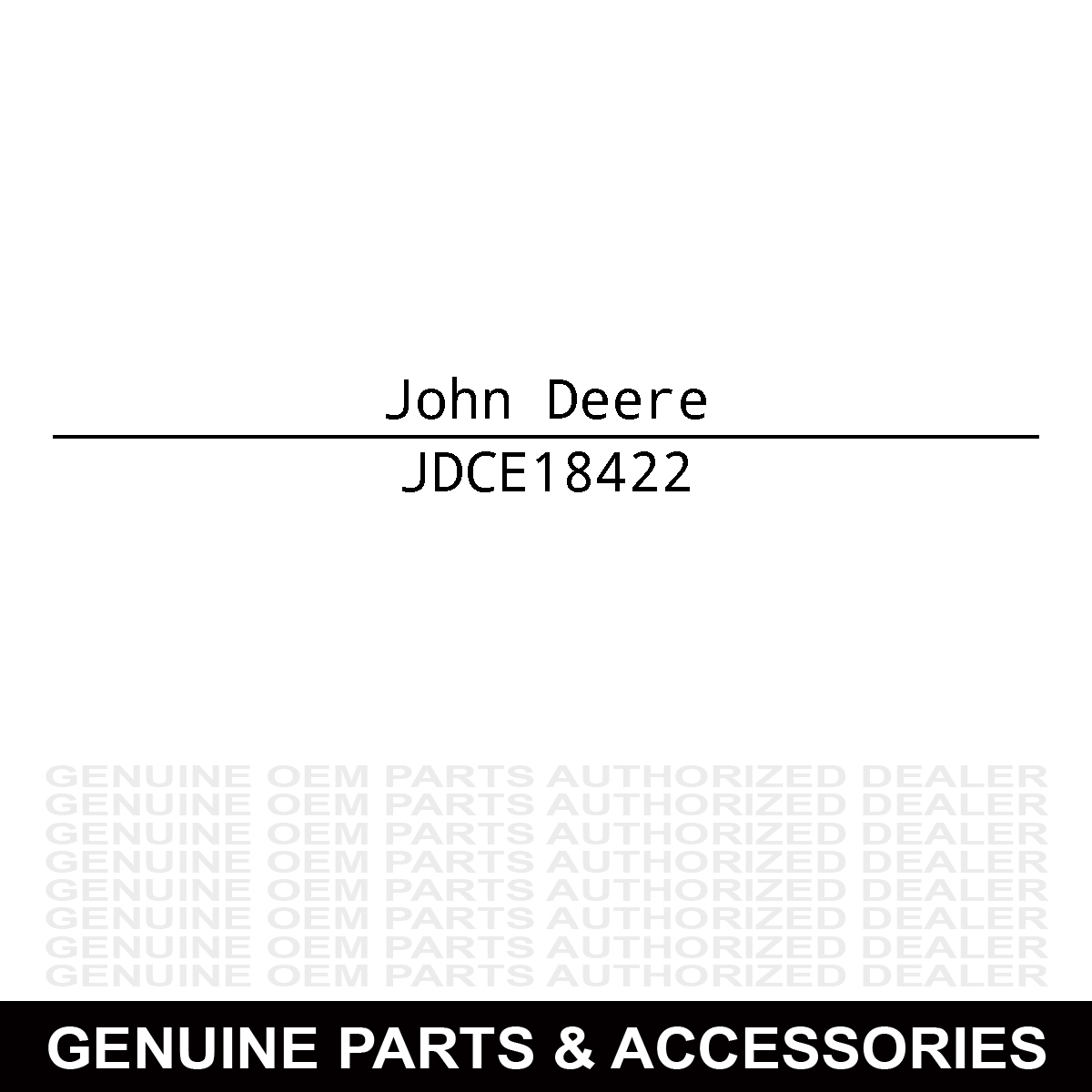 John Deere CE18422 Control Lever