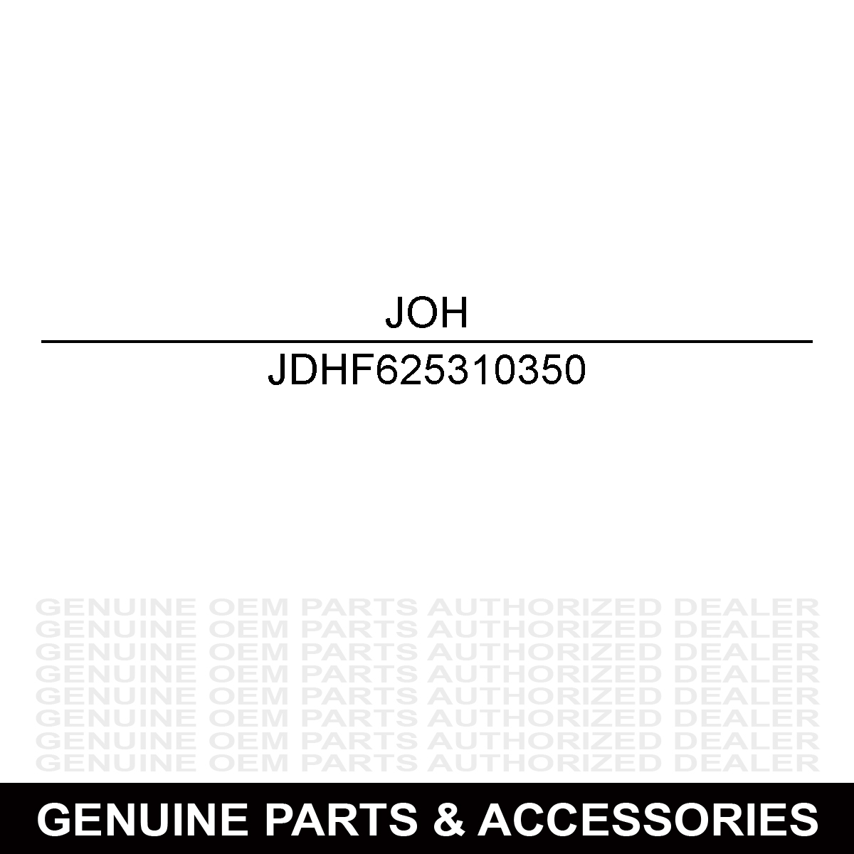John Deere HF625310350 Wiper Arm