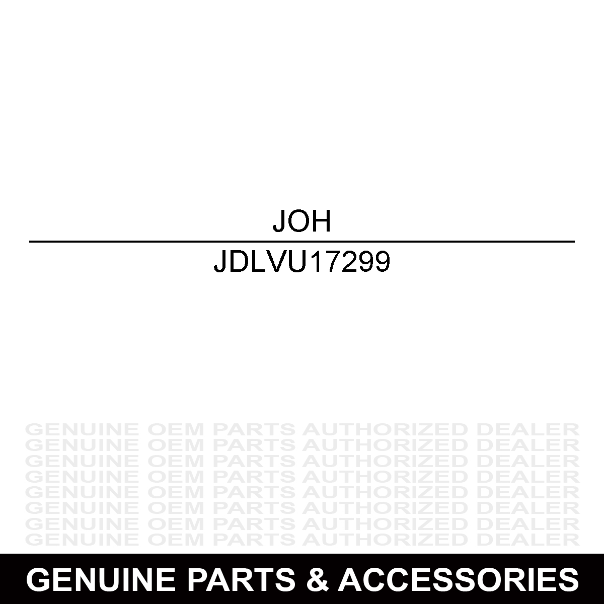 John Deere LVU17299 Grommet