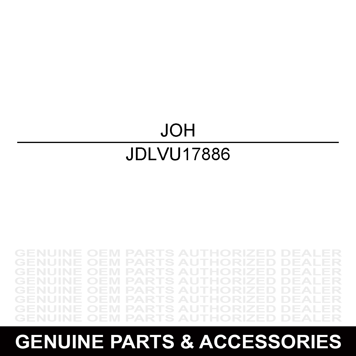 John Deere LVU17886 Rod