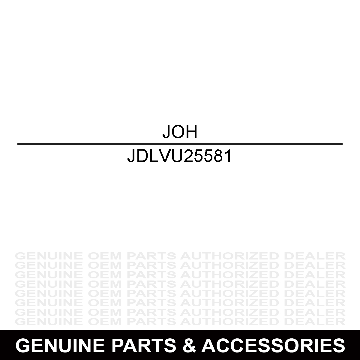 John Deere LVU25581 Hose