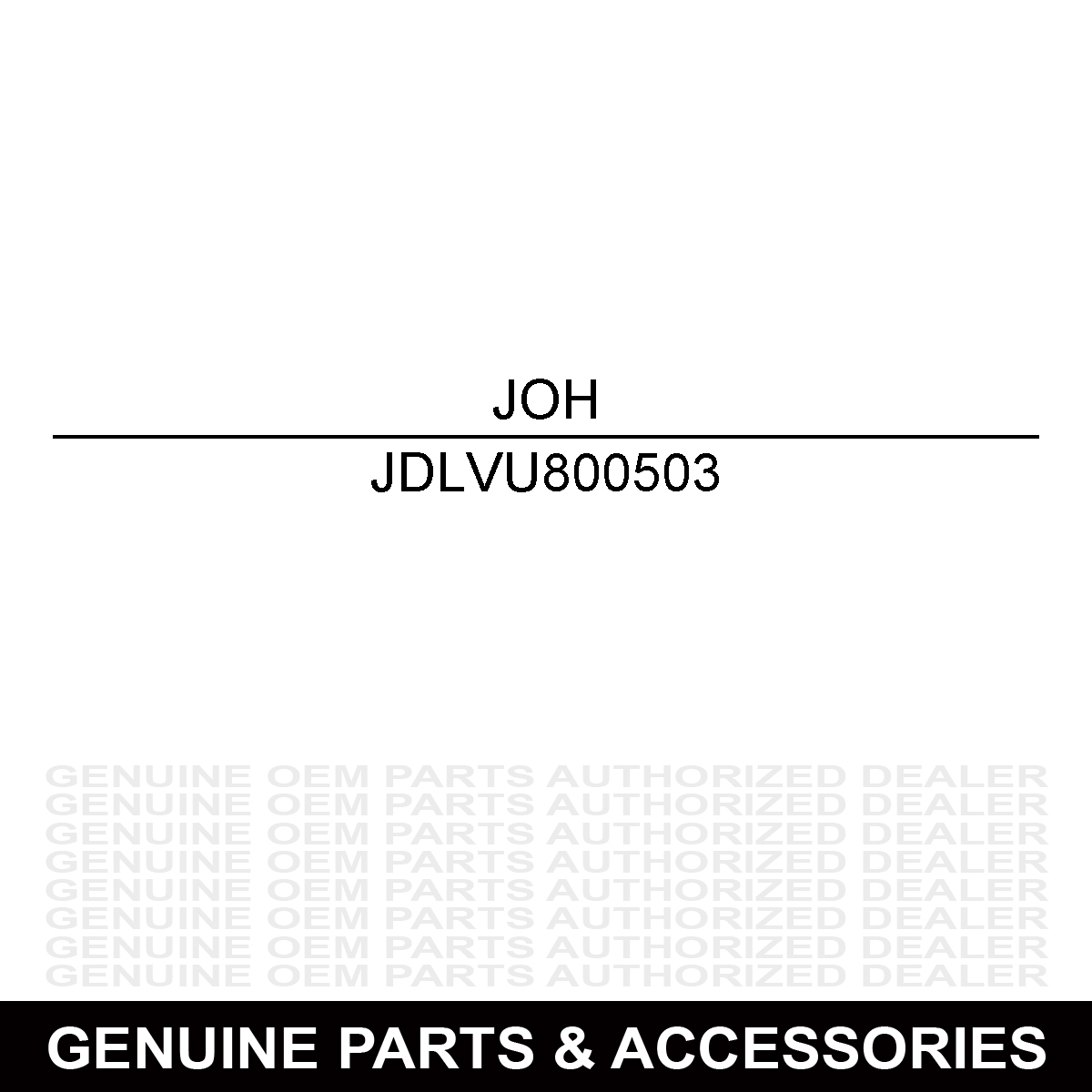 John Deere LVU800503 Thrust Bearing