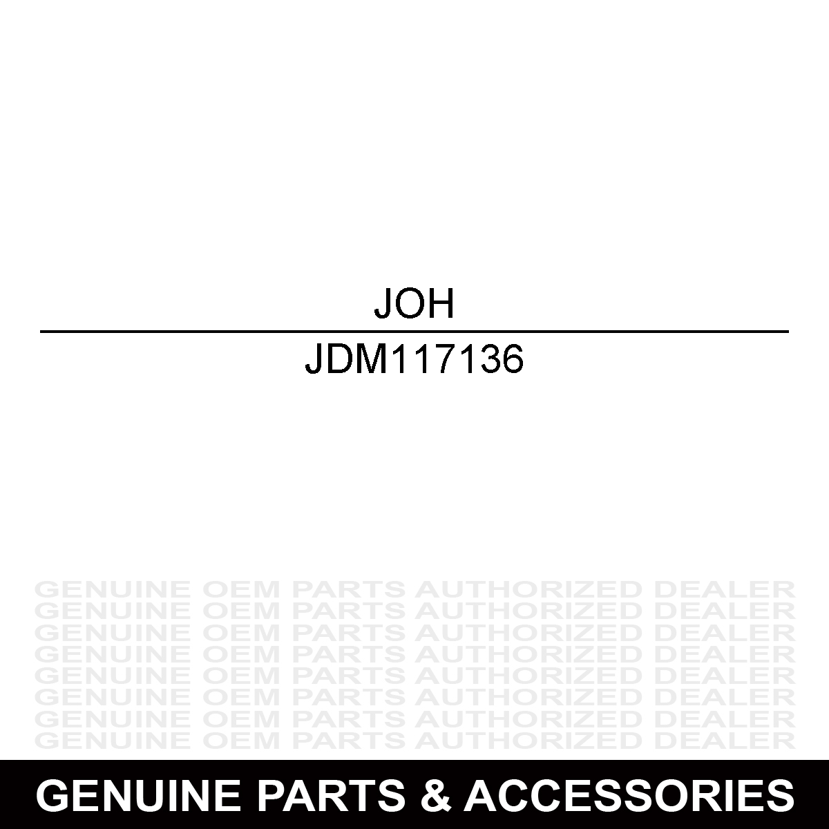 John Deere M117136 Bushing