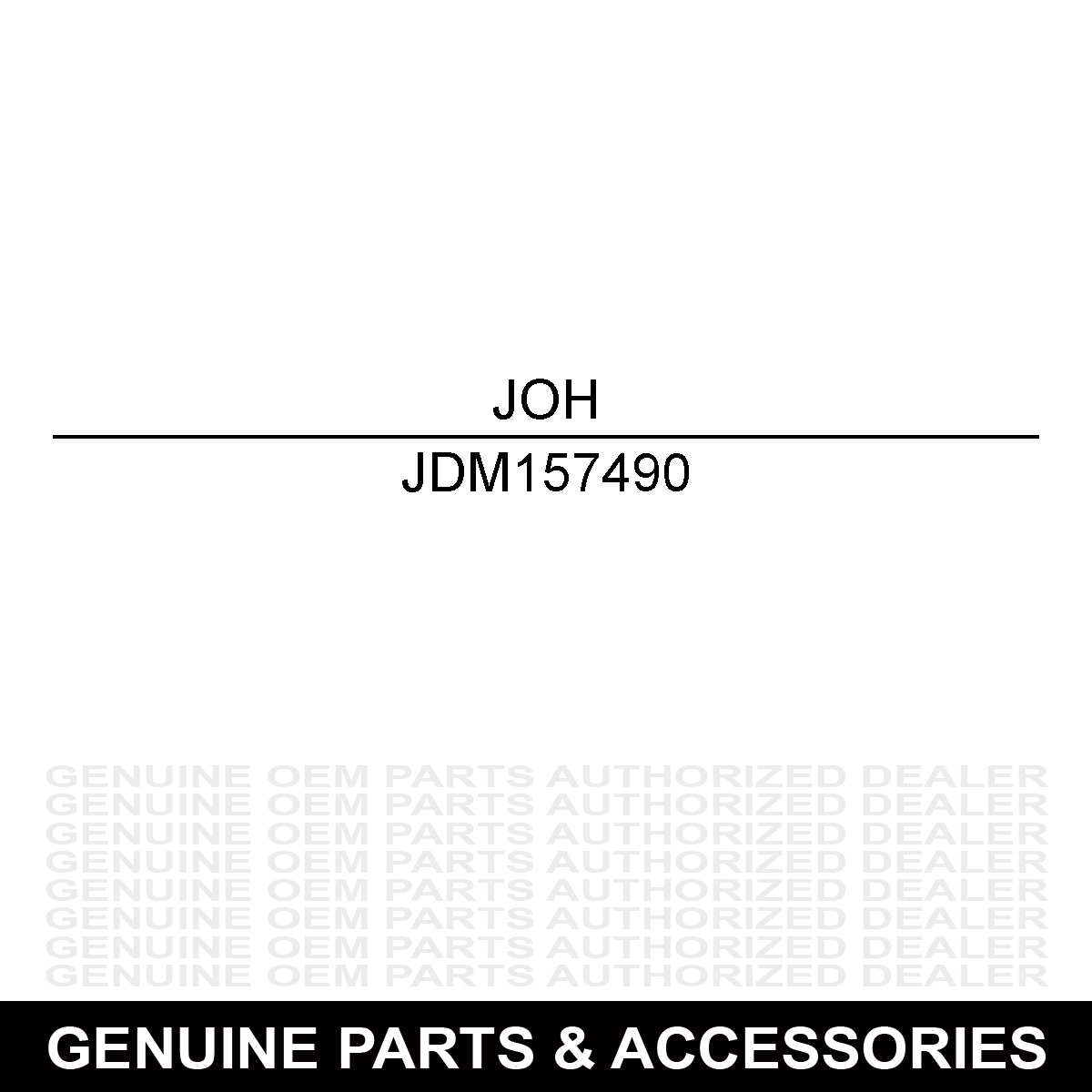 John Deere M157490 Cam