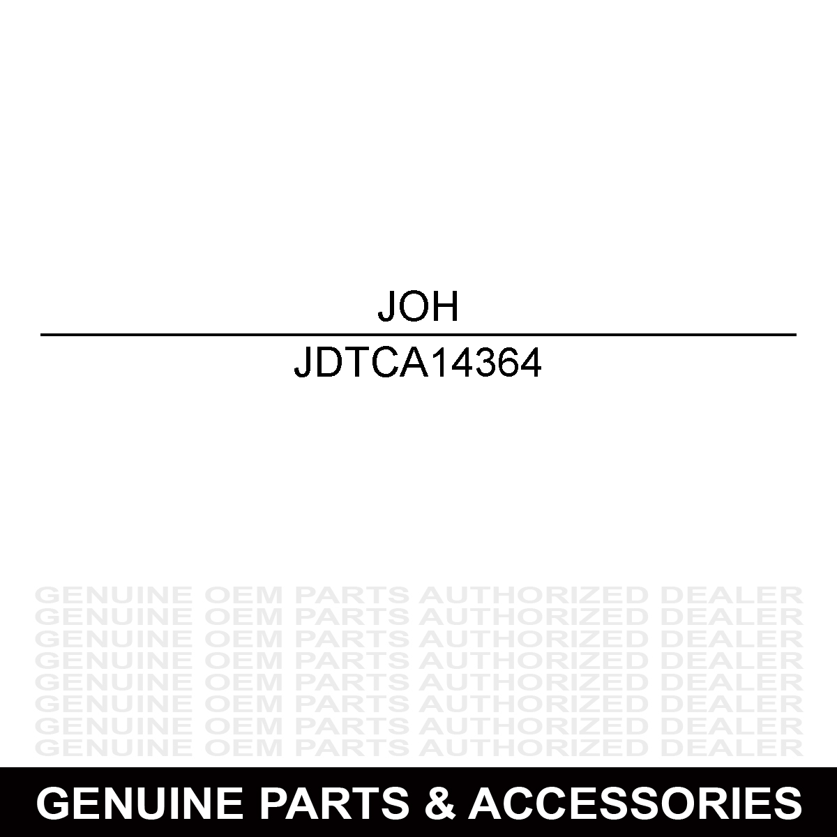 John Deere TCA14364 Bracket